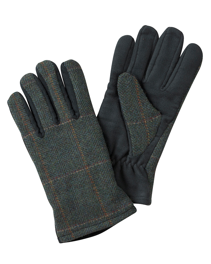 Sherborne Ladies Lambswool Tweed/Moleskin Gloves by Hoggs of Fife
