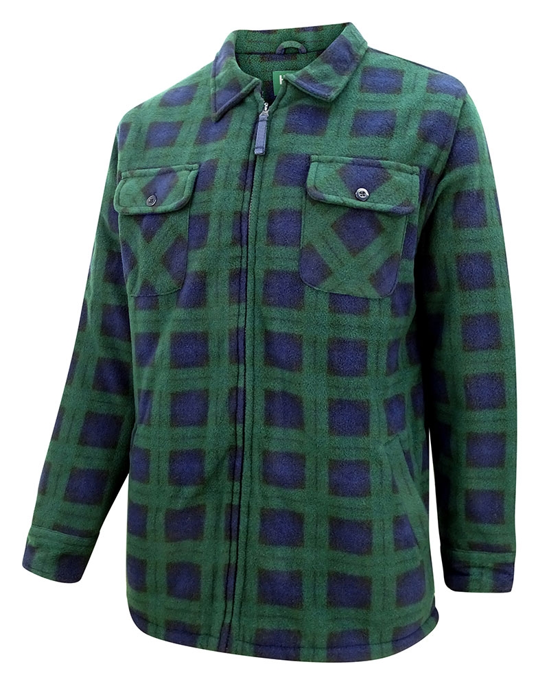 Hoggs Of Fife – Giacca Camicia In Pile Caithness Con Cappuccio, Fodera Borg, Tasche Multiple, Per Uomo, Stile Rurale E Caldo - 2