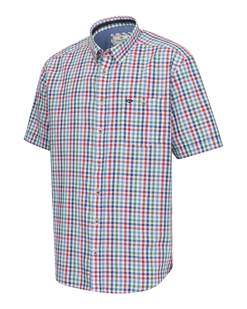 Image for Aberdour Short Sleeve Checked Shirt