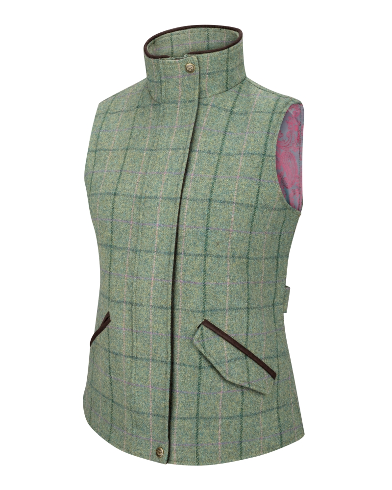 Image for Roslin Ladies Technical Tweed Waistcoat