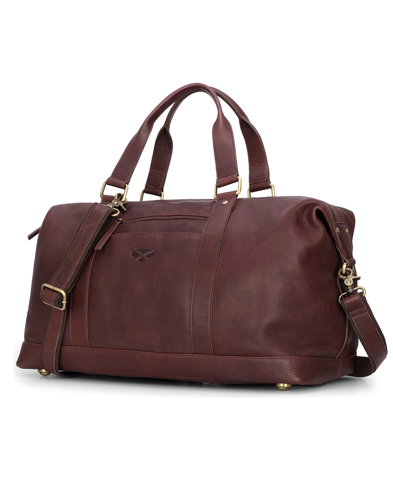 Image for Monarch Leather Carryon Holdall