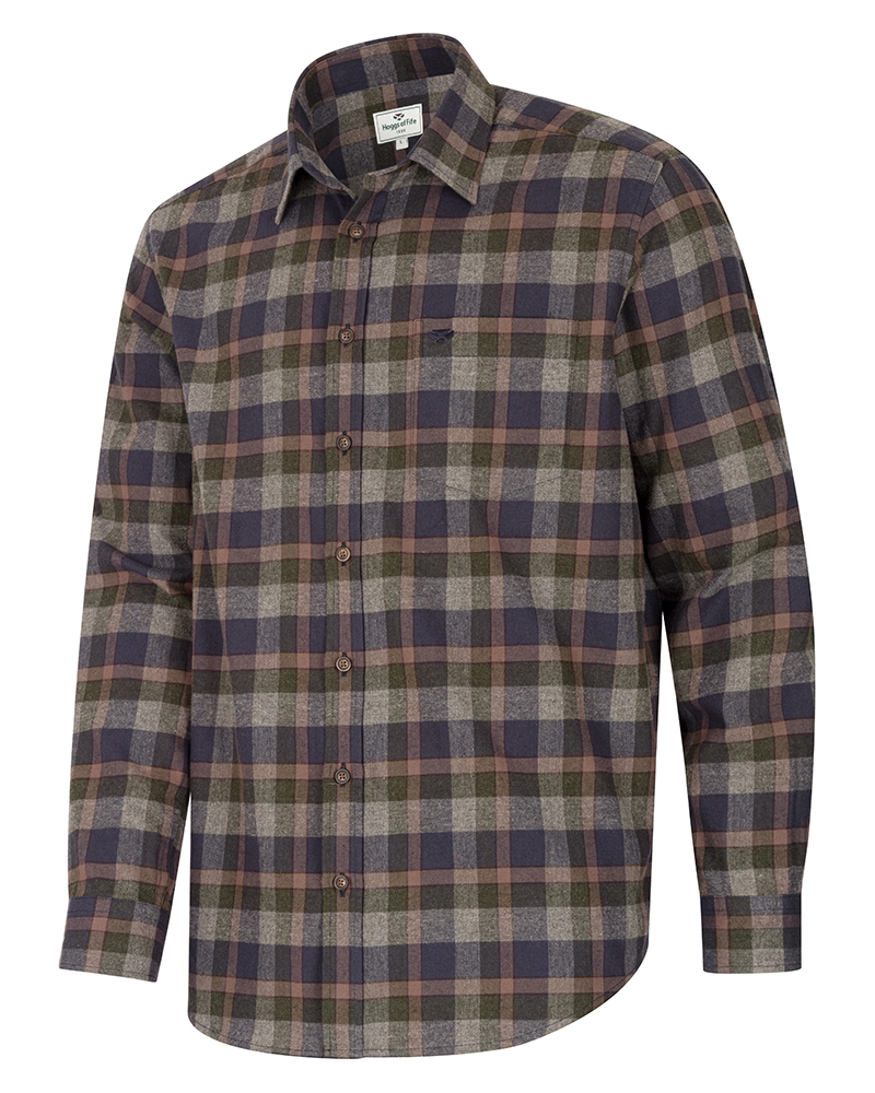 Kirkwall Brushed Flannel Check Shirt by Hoggs of Fife | Hoggs of Fife