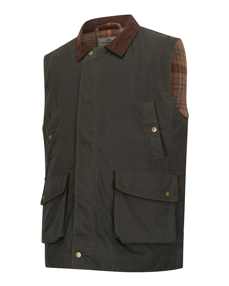 Image for Maxton Gents Padded Waxed Waistcoat