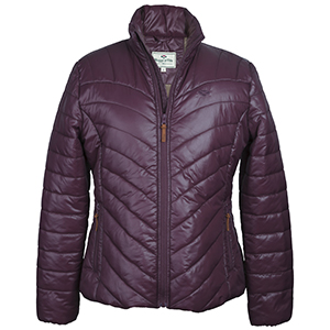 Wilton Padded Jacket (Dark Plum)