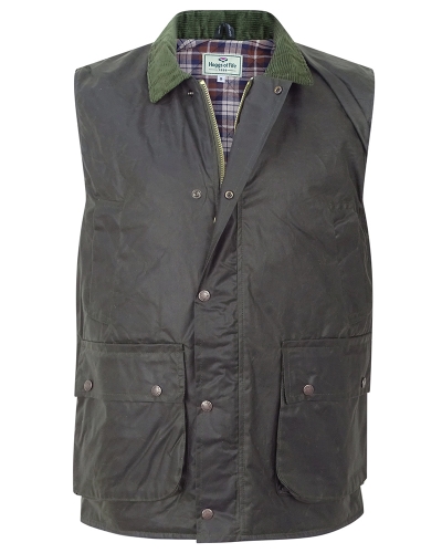 Waxed Waistcoat (Olive)