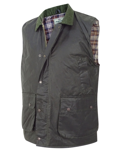 Waxed Waistcoat (Olive)