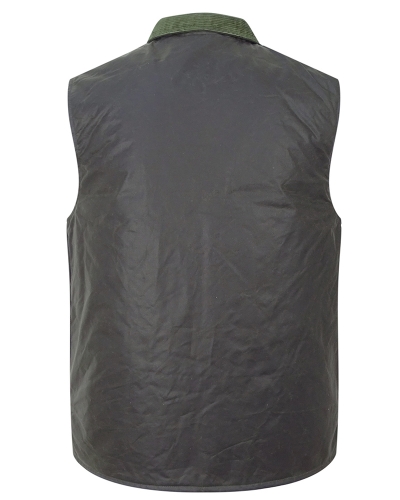 Waxed Waistcoat (Olive)