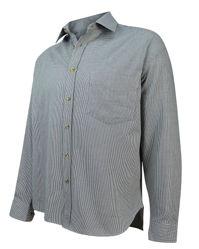 Pure Cotton Pin Check Shirt