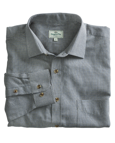 Pure Cotton Pin Check Shirt