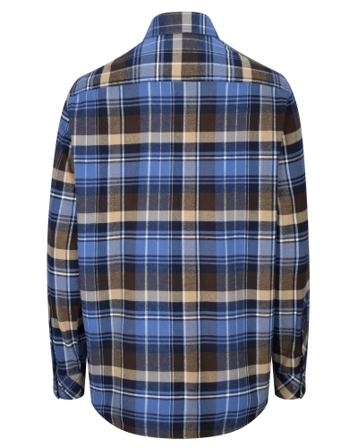 Countrysport Luxury Hunting Shirt (Blue/Brown)