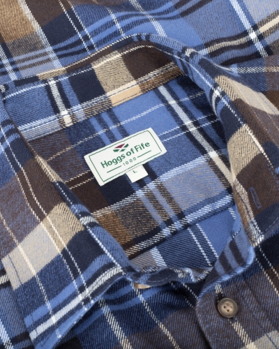 Countrysport Luxury Hunting Shirt (Blue/Brown)