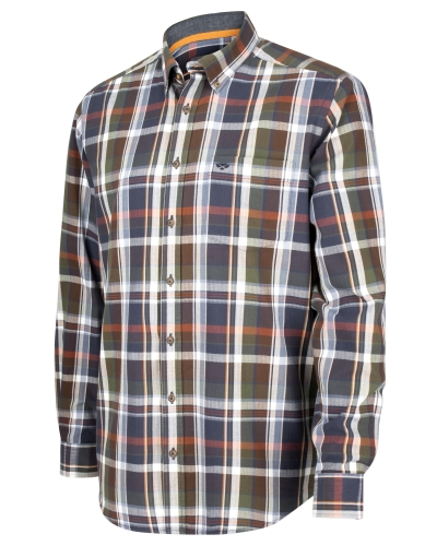 LUTHRIE LS PLAID SHIRT (Navy Check)