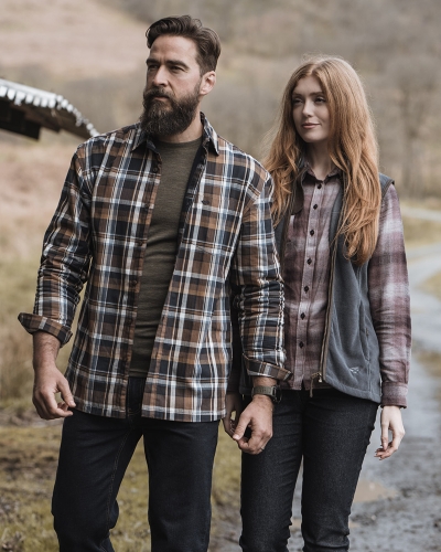 LUTHRIE LS PLAID SHIRT (Navy Check)