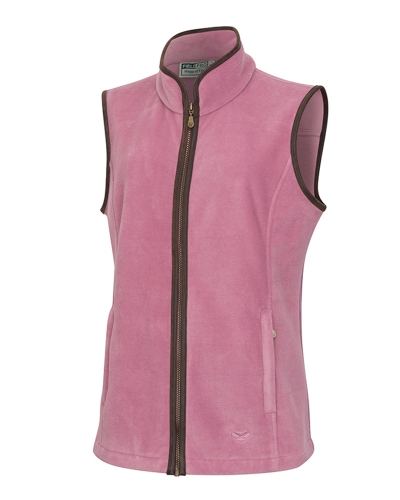 STENTON LADIES FLEECE GILET  (Dusty Pink)