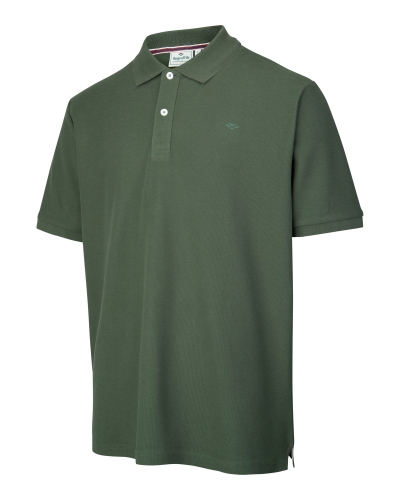 Largs Cotton Polo Shirt (Bottle Green)