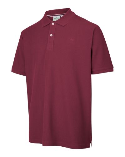 Largs Cotton Polo Shirt (Bordeaux)