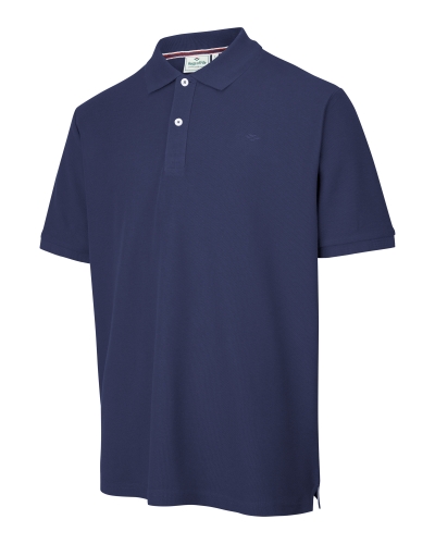 Largs Cotton Polo Shirt (Navy)
