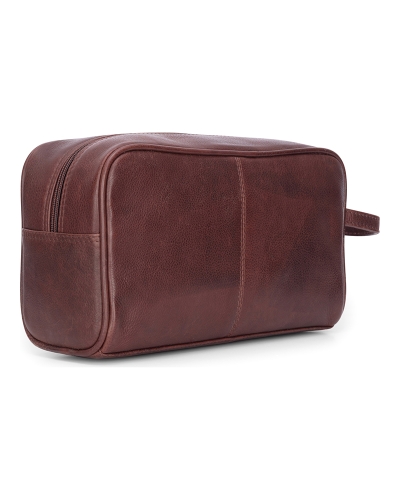 Monarch Leather Wash Bag