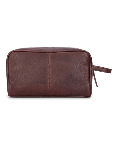 Monarch Leather Wash Bag