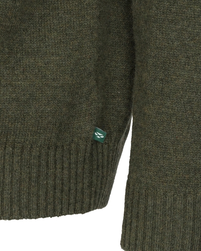 Lothian II 1/4 Zip Pullover (Olive Marl)