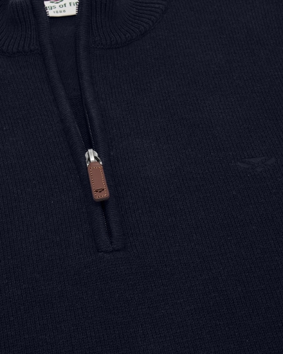 Falkirk 1/4 Zip Pullover (Heather Blue)