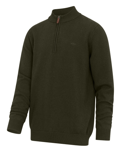 Falkirk 1/4 Zip Pullover (Fern Green)