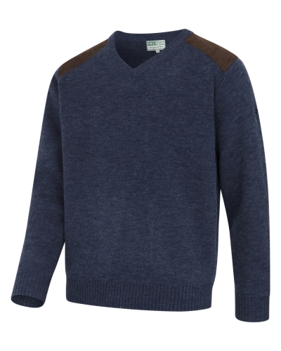 Melrose II V-Neck Pullover (Storm Blue)