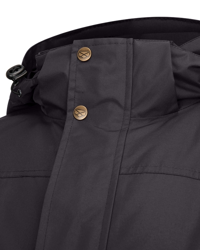 Walker Mens Long Coat (Charcoal)