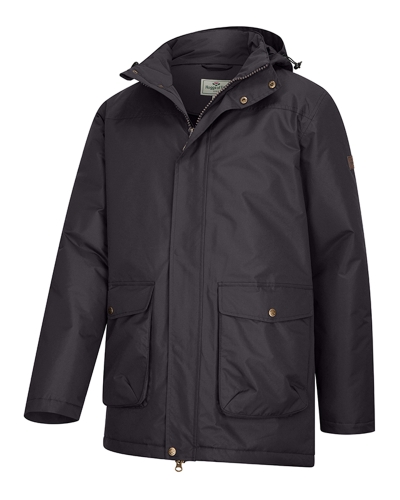 Walker Mens Long Coat (Charcoal)