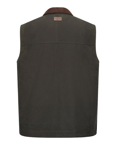 Maxton Gents Padded Waxed Waistcoat