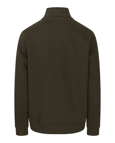 Galloway 1888 Plain 1/4 Zip Sweatshirt (Forest)