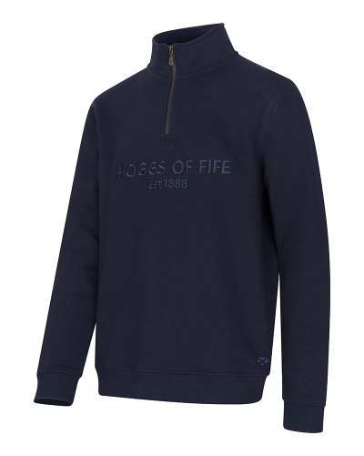 Galloway 1888 Plain 1/4 Zip Sweatshirt (Navy)