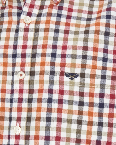 Douglas Twill Shirt (Rust/Olive)