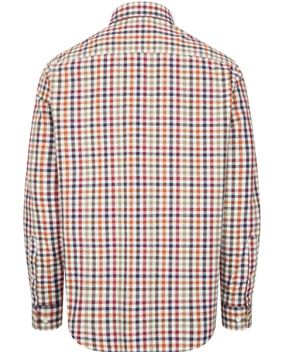 Douglas Twill Shirt (Rust/Olive)