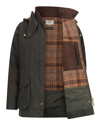 Kelso Waterproof Ladies Wax Jacket