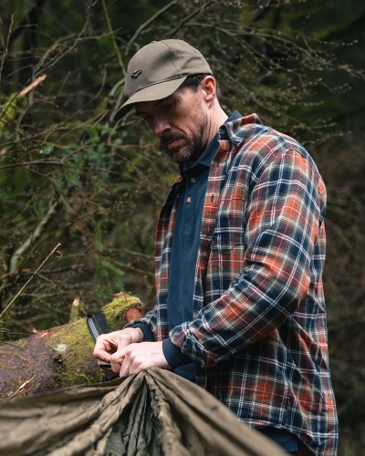 Pitcairn Flannel Check Shirt (Rust/Green/Navy)