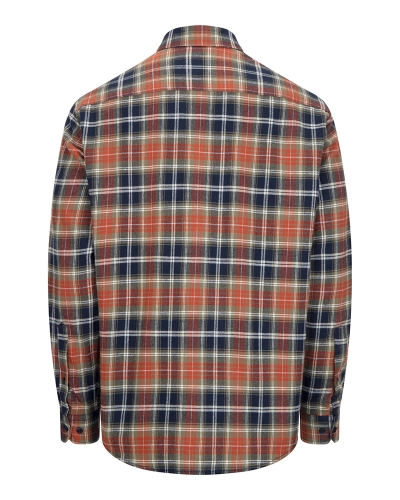 Pitcairn Flannel Check Shirt (Rust/Green/Navy)