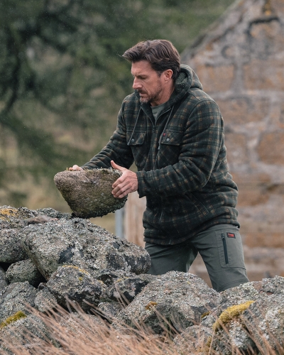 Caithness Hooded Fleece Shacket