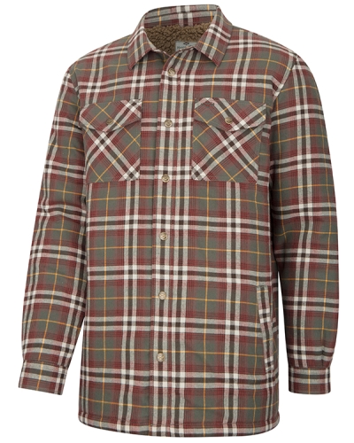 Brunton Fleece Shacket (Rust Check)
