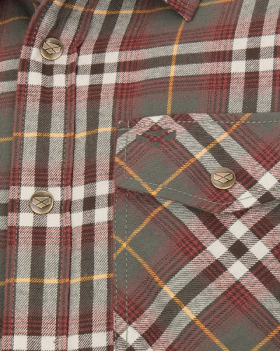 Brunton Fleece Shacket (Rust Check)
