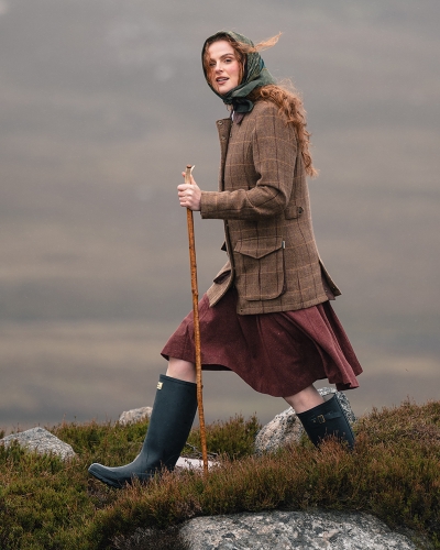 Eden Technical Tweed Field Coat