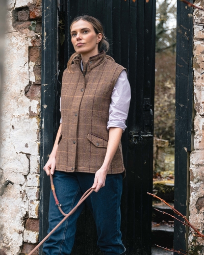 Eden Technical Tweed Gilet