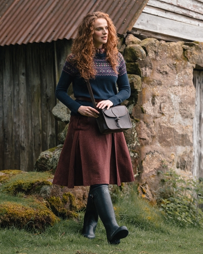 Jura Ladies Fair Isle Crew Neck Pullover