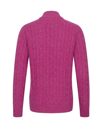Charlotte Cable 1/4 Zip Pullover