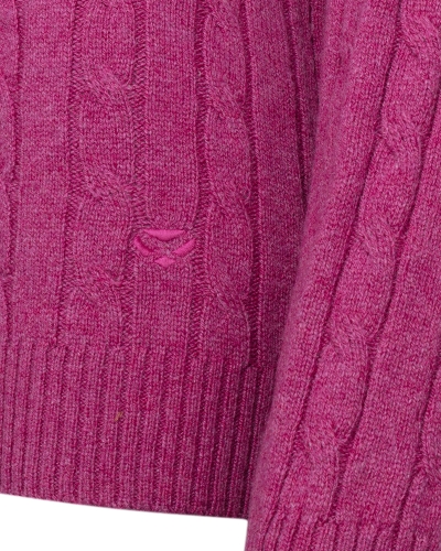 Charlotte Cable 1/4 Zip Pullover